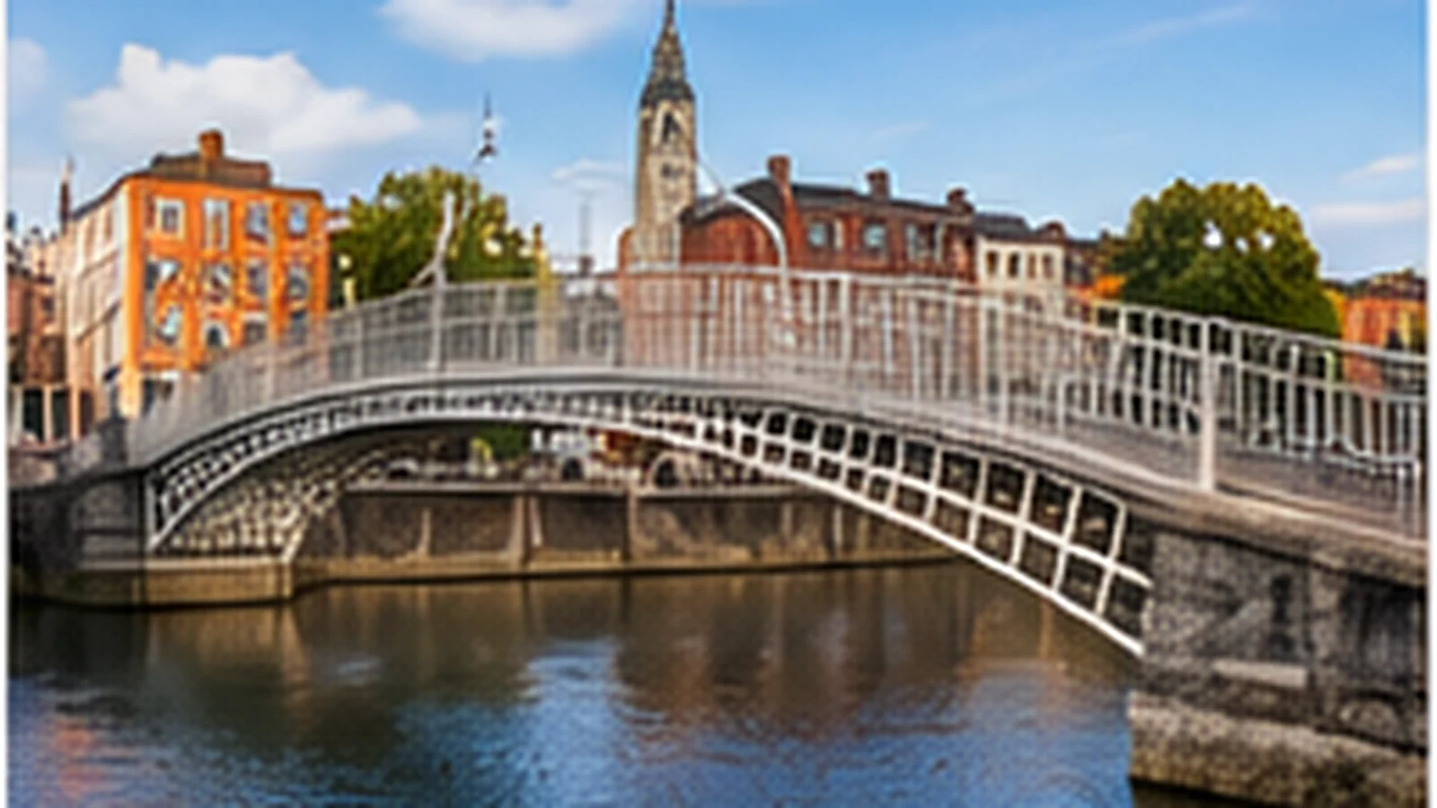 Ha’penny Bridge i Dublin